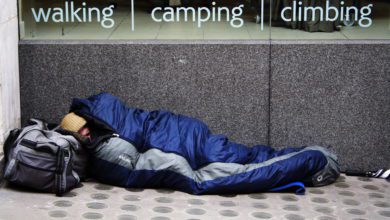 تعيش دون مأوى في شوارع لندن