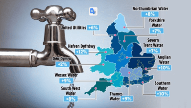 فواتير المياه في المملكة المتحدة