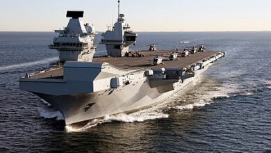 حاملة الطائرات HMS Queen Elizabeth تعود الى البحر