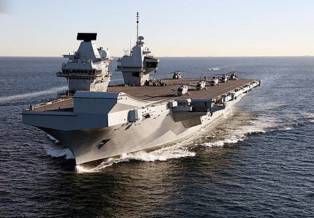 حاملة الطائرات HMS Queen Elizabeth تعود الى البحر